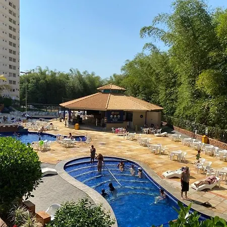 SUÍTE PARA ATÉ 4 PESSOAS EM GOLDEN DOLPHIN GRANDE HOTEL PISCINA 24h Caldas Novas Exterior foto